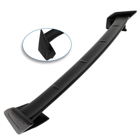 cciyu Pedestal Rear Trunk Lip Spoiler Wing Fits for 2010-2015 For Toyota For Prius,2012-2015 For Toyota For Prius Plug-In Racing Trunk Spoiler(ABS Matte Black)