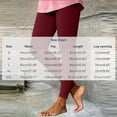 thumbnail image 3 of Ovbmpzd High Wasited Women Yoga Pants Slim-Leg Active Petite Red Leggings Casual Tummy Control Leggings,L, 3 of 6