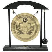Zen Table Gong Dragon Feng Shui Meditation Desk Bell Home Decor Gift EHD