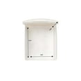 thumbnail image 4 of Homz® 3 Drawer Medium Cart with Casters / Wheels, White Frame with Clear Drawers, 4 of 5