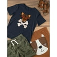 thumbnail image 3 of Pirate Terrier T-Shirt Toddler -Image by Shutterstock,  5 Toddler, 3 of 4