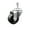 Swivel - No Brake - Black, variant on 3 Inch Phenolic Wheel Swivel 10mm Threaded Stem Caster Service Caster Brand