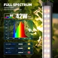 thumbnail image 2 of T10 Pro Standing Grow Light with Timer, 42W, 169 LEDs, Full Spectrum Vertical Grow Light for Indoor, Wide Coverage, 4FT to 5.6FT Height with Foot Switch, Ideal for Flowering and Tall Plants, 2 of 9