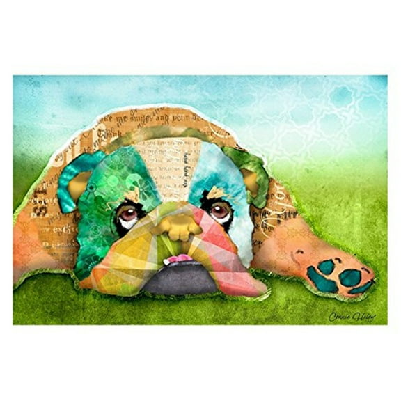 Marmont Hill "Monday Dog II" by Connie Haley Painting Print on Wrapped Canvas