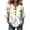 Multicolor#3, variant on Levmjia Women's V Neck Floral Blouse Short Sleeve Button Down Top Summer Casual Loose Fit Flowy Shirt with Flutter Sleeves