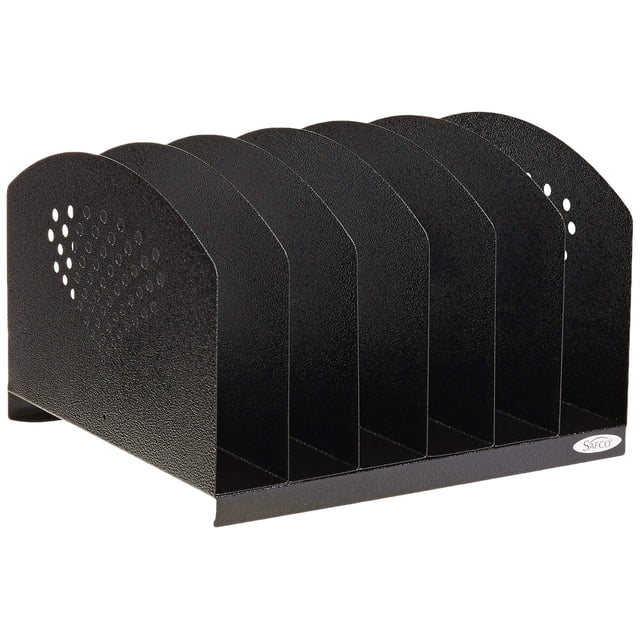 Organizador de escritorio Safco Products 3155BL, acero negro