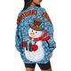 thumbnail image 4 of Sudaderas Navideñas de Cuello Redondo Para Mujer, Sudaderas Con Capucha de Manga Larga, Estampado Informal, Tops Holgados Con Cordón Y Bolsillos Odeerbi ODB193127, 4 of 6