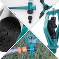 thumbnail image 4 of 4 Pcs Garden Sprinklers Automatic Rotating Sprinklers Lawn Vegetable Sprinklers, 4 of 6