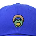 thumbnail image 2 of Dalix Rainbow Frog Embroidered Womens Cotton Dad Hat Baseball Cap Adjustable in Royal Blue, 2 of 5