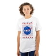 thumbnail image 2 of Ugly Christmas Pattern NASA Logo Men's Graphic T Shirt Tees Brisco Brands M, 2 of 5