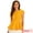 Yellow, variant on DARING DIVA Women's Elegant Round Neck Solid Color Cap Sleeve Blouses XS Purple