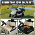 thumbnail image 4 of Yuyamidu Savage Golf Cart Seat Covers 2 Passenger Breathable Golf Cart Seat Covers with Pockets Golf Club Car Seats Blanket Covers for Women Men, 4 of 7