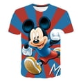 thumbnail image 1 of Camisetas de Mickey Mouse para niñas, camisetas con estampado de dibujos animados, camisetas de manga corta a la moda, ropa para verano 1-14 Y Costum12T Gao Jinjia LED, 1 of 2