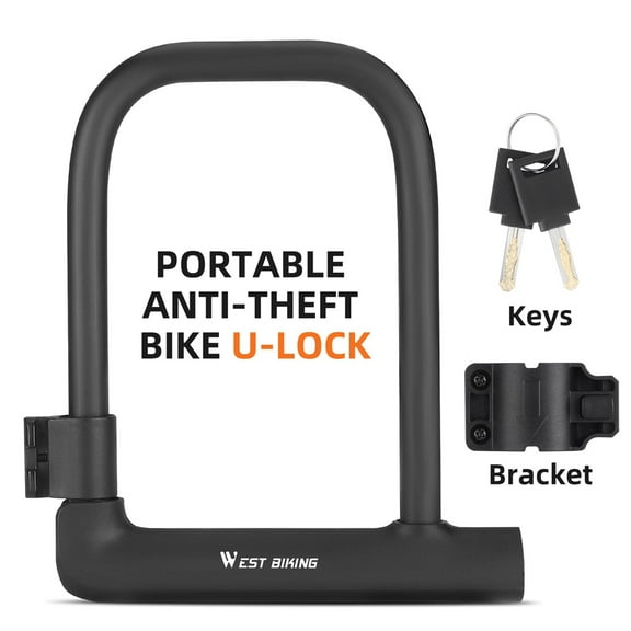 U type lock, U-lock Heavy Duty Lock Bike Duty -theft Lock With 2 Lock Duty - Lock U Type Lock Siuke Buzhi