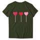 thumbnail image 2 of Puntoco Liquidación de camisetas cortas para mujer Camiseta de manga corta con cuello redondo y estampado para mujer, 2 of 3