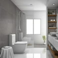 thumbnail image 4 of iMountek 17.72"L x 13.77"W Square Toilet Seat Cover, Heavy-Duty Quiet-Close Toilet Seat with Grip-Tight Seat Bumpers Quick-Release Easy Cleaning, White, 4 of 9
