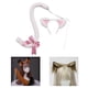 thumbnail image 5 of Set De Orejas Y Cola De Gato, Disfraz, Regalo, Disfraz, Fiesta, Blanco, Rosa Sunnimix Cola de tocado de gato, 5 of 8