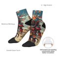 thumbnail image 6 of Naloa Tribal Futuristic Warrior Ankle Socks for Women Non Slip Socks No Show Socks Classic Low Cut Casual Socks Casual Socks, 6 of 7