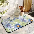 thumbnail image 3 of Stylish and Practical Coffee Drying Mat (19.5x12) Non-Slip, Heat Resistant and Absorbent Reversible Diatom Mud Mat, Collapsible for Easy Kitchen Use, 3 of 7