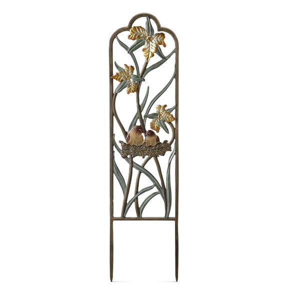 SPI Narrow Lovebirds in Nest Trellis 33" x 8.5" x .5" 2.5 lbs. Aluminum