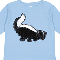 thumbnail image 4 of Inktastic Animals Cute Skunk Boys or Girls Long Sleeve Toddler T-Shirt, 4 of 5