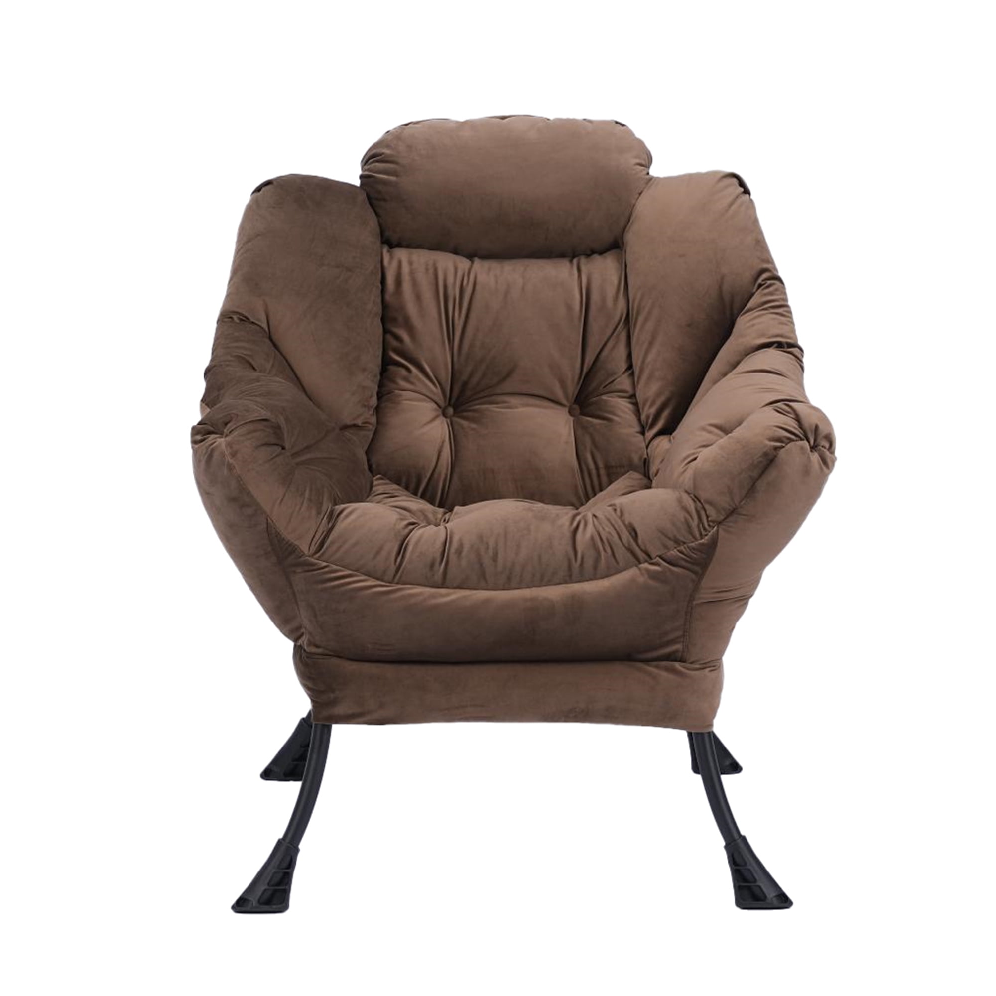 Kadyn Living Room Chairs, Single Sofa Chairs with Armrests and A Side Pocket, Brown Armchair, Chair with Ottoman Set Kadyn Living Room Chairs, Single Sofa Chairs with Armrests and A Side Pocket, Brown Armchair, Chair with Ottoman Set