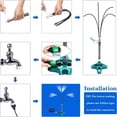 thumbnail image 5 of QTOCIO Standing Spray System Rotary Spring Nozzle Family Garden Pond 4-arm Nozzle Nozzle, 5 of 5