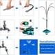 thumbnail image 5 of Ganfancp Sistema de Pulverización de Pie Boquilla de Muelle Giratoria Estanque de Jardín Familiar Boquilla de 4 Brazos Ofertas Del Día Liquidación Tubo de Suministro de Agua*1, Base*1, Ramal de 4 Boq, 5 of 5