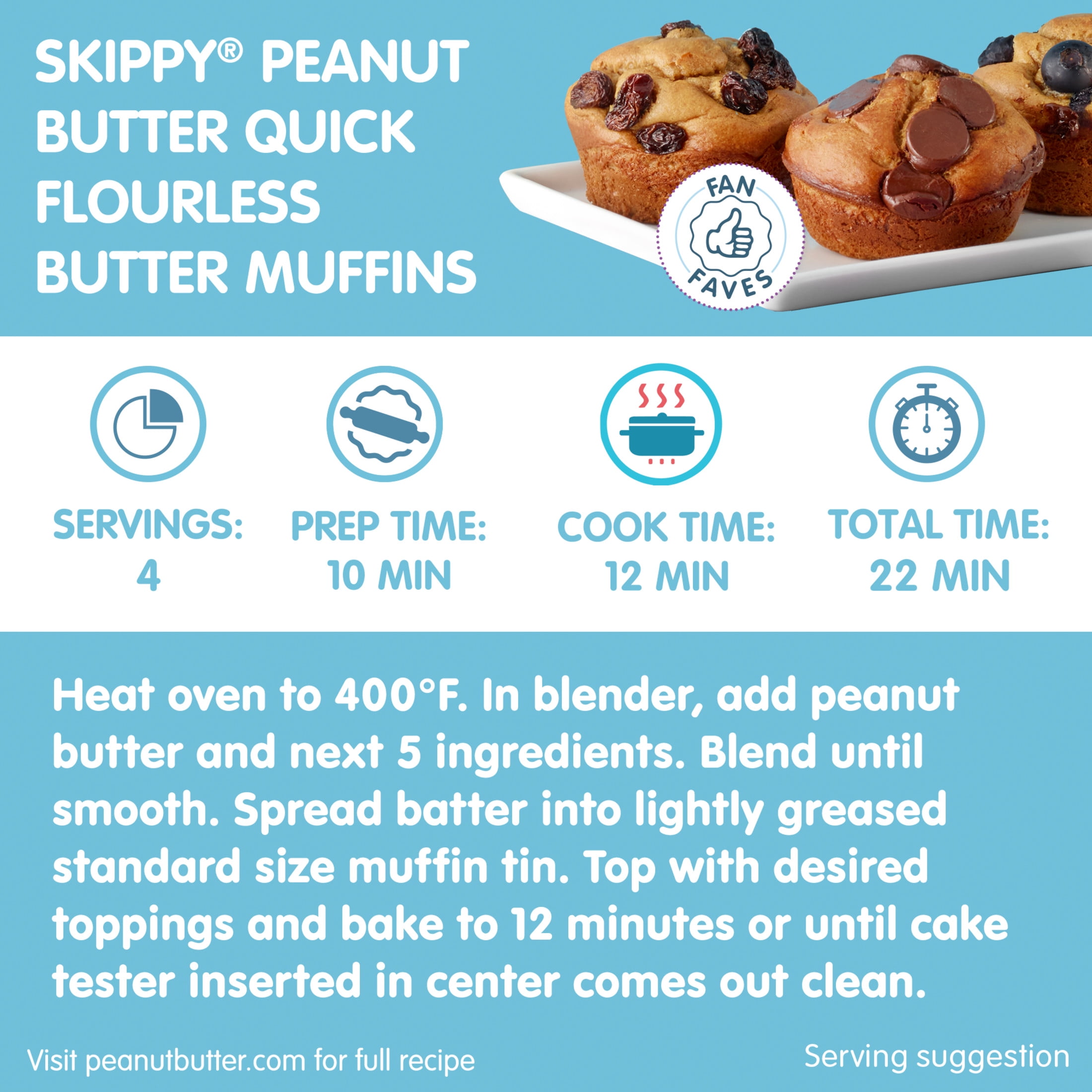 (12 pack) SKIPPY SUPER CHUNK Reduced Fat Peanut Butter Spread, Shelf-Stable, 16.3 oz Plastic Jar