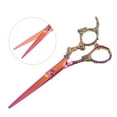 thumbnail image 3 of Unique Bargains Barber Hair Cutting Scissors Stainless Steel Pink, 3 of 7