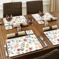 thumbnail image 4 of CounterArt "Pink Meadow Floral" Hardboard Tabletop Placemats 4-Pack, 4 of 7