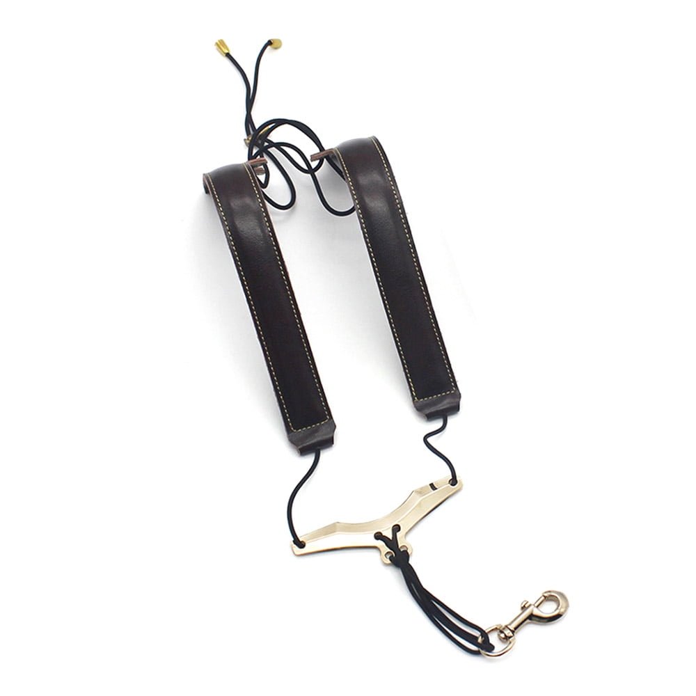 GoolRC Adjustable Saxophone Shoulder Strap Sax Leather Strap for Alto