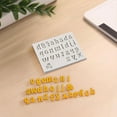 thumbnail image 4 of VQPeo Letters & Numbers Silicone Mold Set for DIY Crafts - Ideal for Fondant Cakes, Chocolate, Resin, 4 of 4