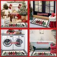 thumbnail image 5 of Buffalo Plaid Xmas Trees Merry Christmas Kitchen Rugs Set of 2, Christmas Indoor Floor Mats for Winter, Xmas Door Mat Runner Rug for Kitchen Home Decor 17"x47"+17"x30", 5 of 7
