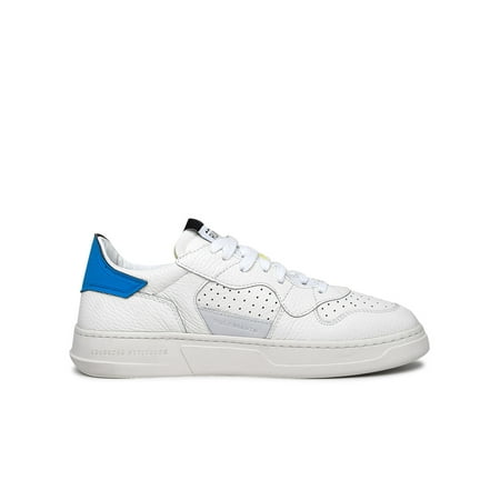 

RUN OF White Leather Sneakers
