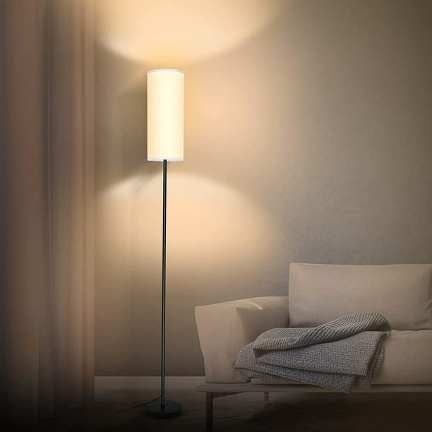 fluir Llorar gradualmente Floor Lamp for Living Room, Modern Floor Lamp with Remote Control, Stepless  Dimmable 12W Bulb Included, Standing Lamp Tall Lamps for Living Room Bedroom  - Walmart.com
