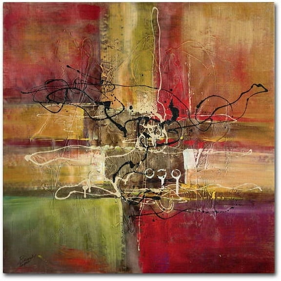 Trademark Fine Art "Round and Round" Canvas Art by Ricardo Tapia