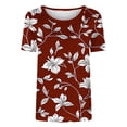 thumbnail image 3 of Maplenight Cute Summer Tops for Women Crew Neck Graphic Tee Shirts Short Sleeve Casual T-Shirt, 3 of 3