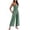 Army Green, variant on Strapless Jumpsuits for Women Smocked Solid Sleeveless One Piece Wide Leg Pants with Pockets,Beige,Women's S-XXL