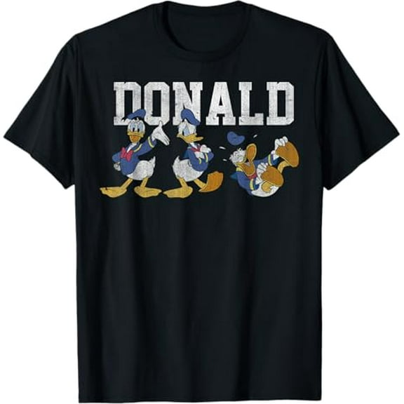 Disney Mickey And Friends Donald Duck Pose Lineup T-Shirt