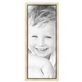 thumbnail image 2 of ArtToFrames 15" x 38" Silver with Black Lip Picture Frame, 15x38 inch Multi Wood Poster Frame (WOM-5193),  Pack, 2 of 7