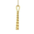thumbnail image 2 of 0.48 ct Brilliant Round Cut Yellow Diamond 14k Yellow Solid Gold Everyday Affordable Designer Necklace Pendant with 16" Chain, 2 of 6