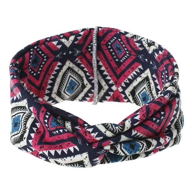 jovati Womens Printed Sports Head Banded Bandana Yoga Headband 