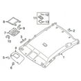 thumbnail image 2 of New Genuine Nissan Sun Visor Assy-Lh 964014AT7A / 96401-4AT7A OEM, 2 of 10
