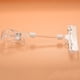 thumbnail image 4 of 4piezas 6,5 Pulgadas de de Plástico Transparente Doble Clips Ajustable Popular Sign Card Display Holder, 4 of 5