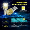 thumbnail image 3 of Alla Lighting T10 Wedge 168 194 LED Bulbs 2825 W5W 171 165 585, Blue License, Interior Map, Dome, Trunk, Stepwell Door Courtesy Lights Lamps, 3 of 6
