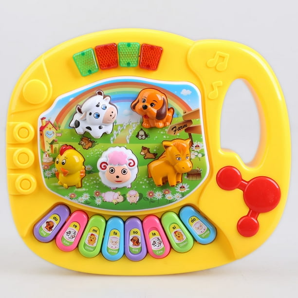 Bebé Niños Musical Educativo Animal Granja Piano Desarrollo Música Juguete Hugtrwg Para estrenar