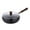 Black1, variant on Hard Anodized Nonstick Frying Pan with Lid, Nonstick Frying Pan, Flat Bottom, Induction Cooker, Oven and Dishwasher Safe, For Kitchen For Culinary Styles And Recipes