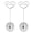 Silver, variant on Riousery 2Pcs Table Number Holder Heart Shaped Metal Wire Place Card Holder Stand for Wedding Birthday Party Restaurant Event Table Decor, 3.3 inches / 8.5 cm (Silver)