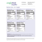 SimplyThick EasyMix | 302 Servings | Gel Thickener for those with Dysphagia & Swallowing Disorders | Wont Alter The Taste of Liquid | Easy to Prepare | Large 55 Fl Oz Bottle with Pump